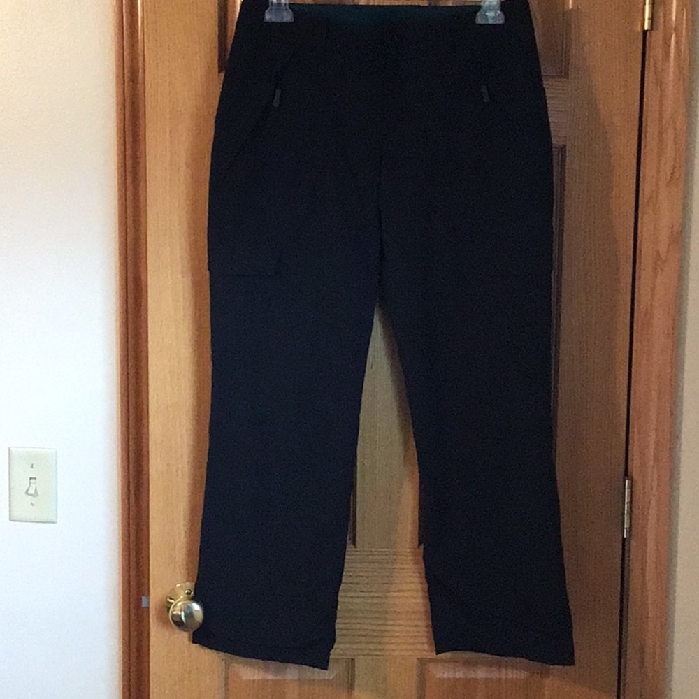 Eddie Bauer Black Fleece Lined Pants in Size 6P